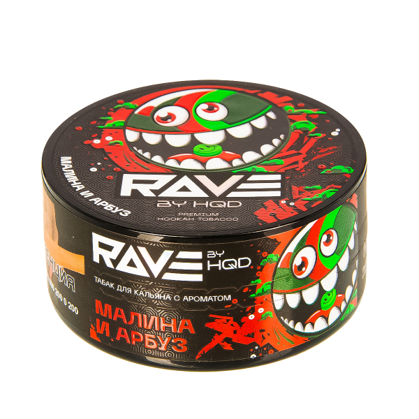 Табак Rave By Hqd Малина И Арбуз  25 грамм в Ростове-на-Дону