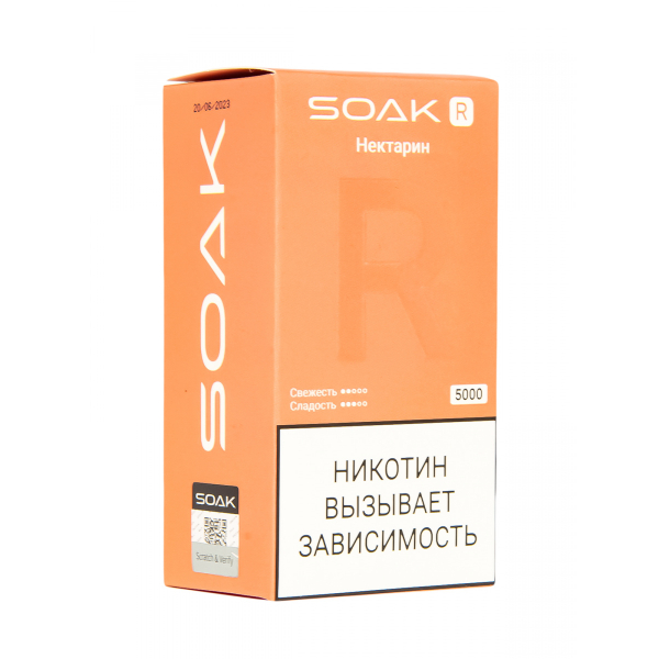 Soak R Нектарин 5000 Затяжек в Ростове-на-Дону