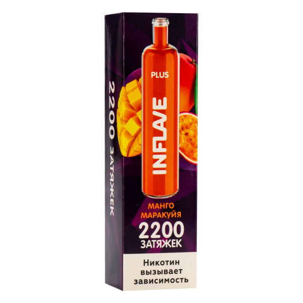 Inflave Plus Манго Маракуйя (2200 Затяжек) в Ростове-на-Дону