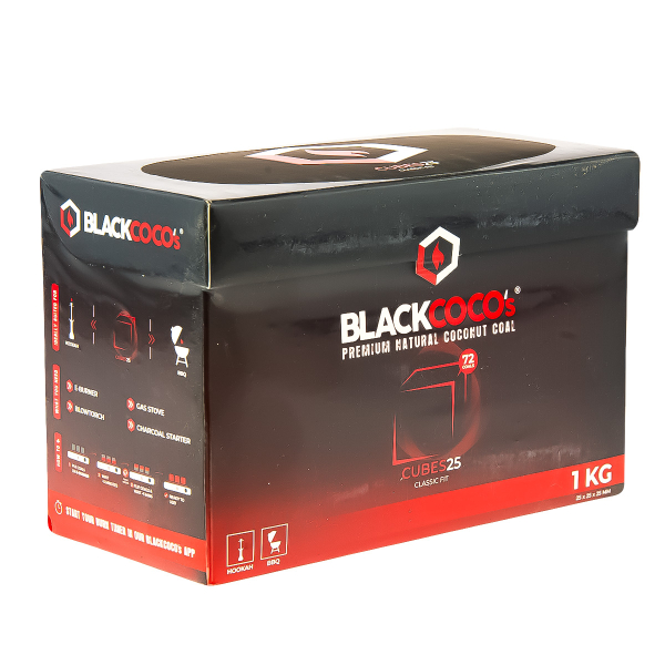 Уголь Blackcoco’s Кокосовый 72 Шт (25 Мм) в Ростове-на-Дону