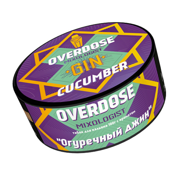 Табак Overdose Gin Cucumber  100 грамм в Ростове-на-Дону