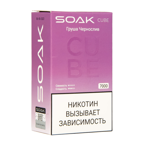 Soak Cube Груша Чернослив 7000 Затяжек в Ростове-на-Дону