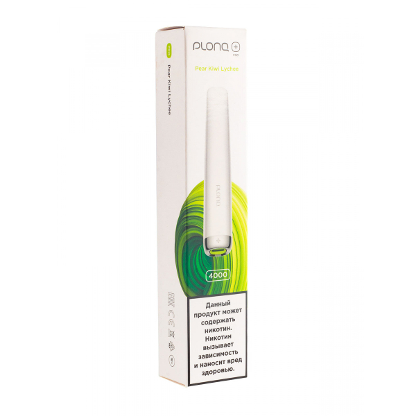 Plonq Plus Pro Груша Киви Личи (4000 Затяжек) 20 Мг в Ростове-на-Дону