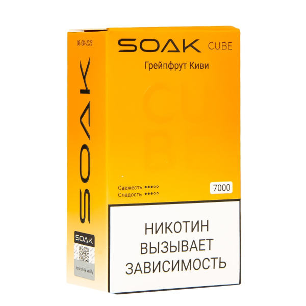 Soak Cube Грейпфрут Киви 7000 Затяжек в Ростове-на-Дону