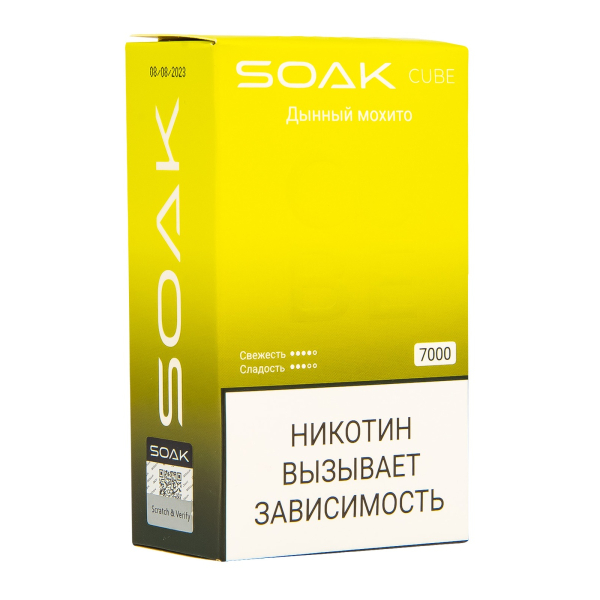 Soak Cube Дынный Мохито 7000 Затяжек в Ростове-на-Дону