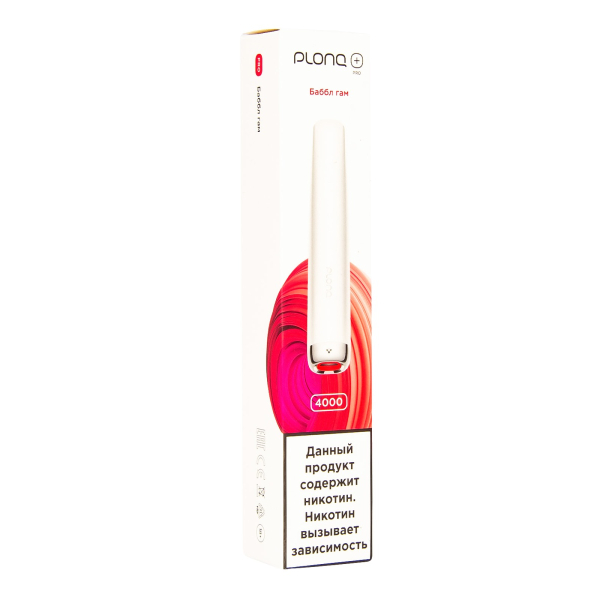 Plonq Plus Pro Баббл Гам (4000 Затяжек) 20 Мг в Ростове-на-Дону