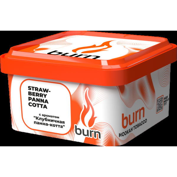 Табак Burn Strawberry Panna-Cotta  200 грамм в Ростове-на-Дону
