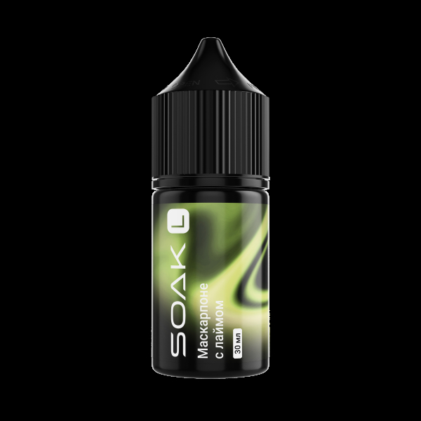 Жидкость Soak L30 Mascarpone Lime 30 Мл 2 Мг в Ростове-на-Дону
