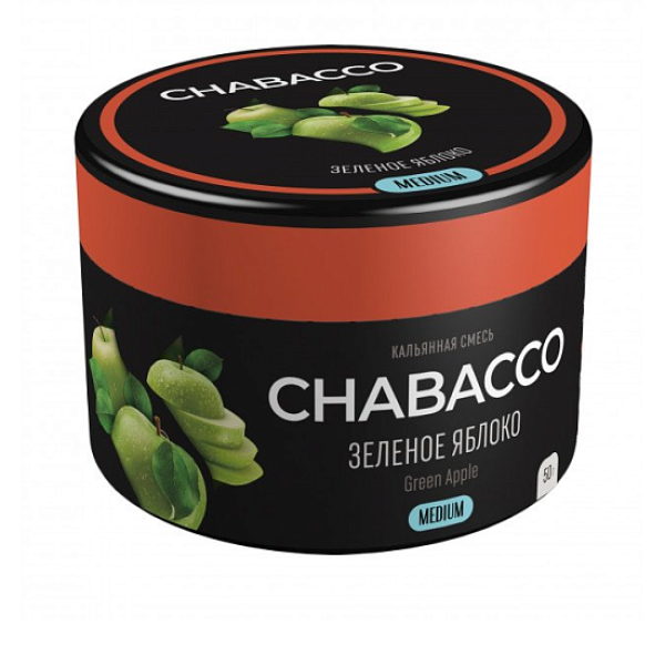 Смесь Chabacco Green Apple    Medium 50 гр в Ростове-на-Дону