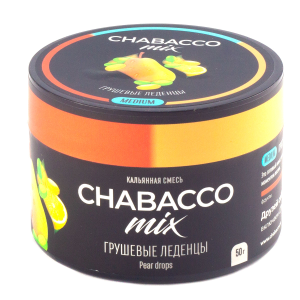 Смесь Chabacco Mix Pear Drops   Medium 50 гр в Ростове-на-Дону