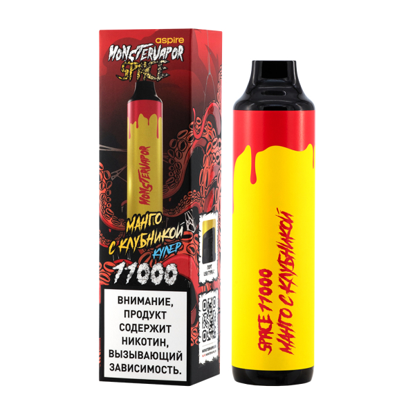 Электронка Monstervapor Space Манго И Клубника (11000 Затяжек) в Ростове-на-Дону