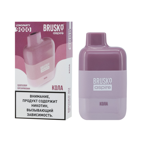 Электронка Brusko Longparty Кола (9000 Затяжек) в Ростове-на-Дону
