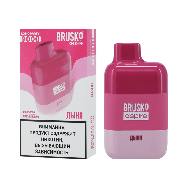 Электронка Brusko Longparty Дыня (9000 Затяжек) в Ростове-на-Дону