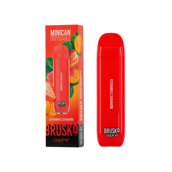 Электронка Brusko Minican Клубника С Бананом (1500 Затяжек) в Ростове-на-Дону