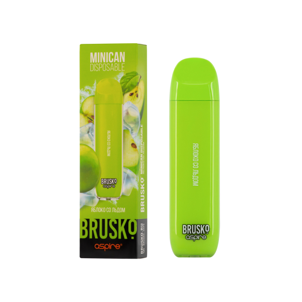 Электронка Brusko Minican Яблоко Со Льдом (1500 Затяжек) в Ростове-на-Дону
