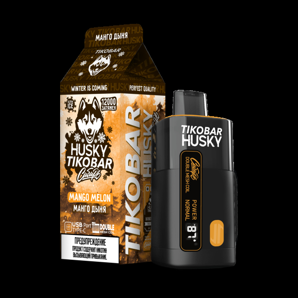 Электронка Tikobar Husky Сибирь Манго Дыня 12000 Затяжек в Ростове-на-Дону