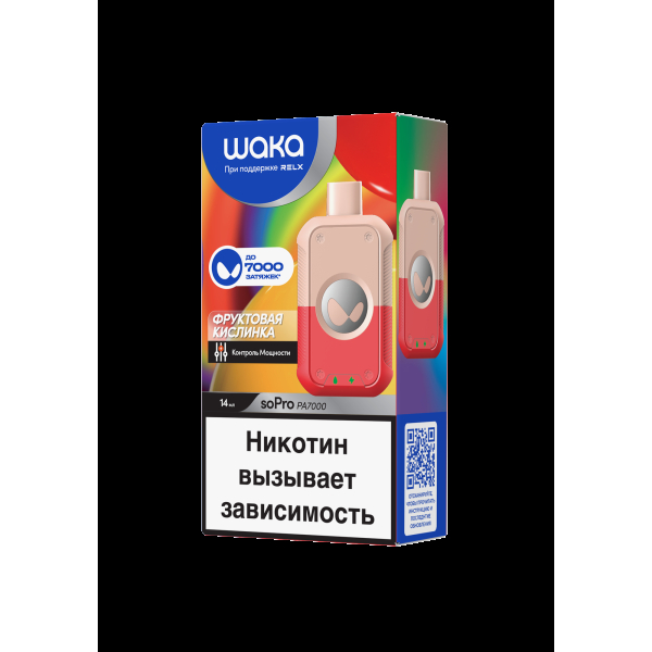 Электронка Waka Фруктовая Кислинка (7000 Затяжек) в Ростове-на-Дону