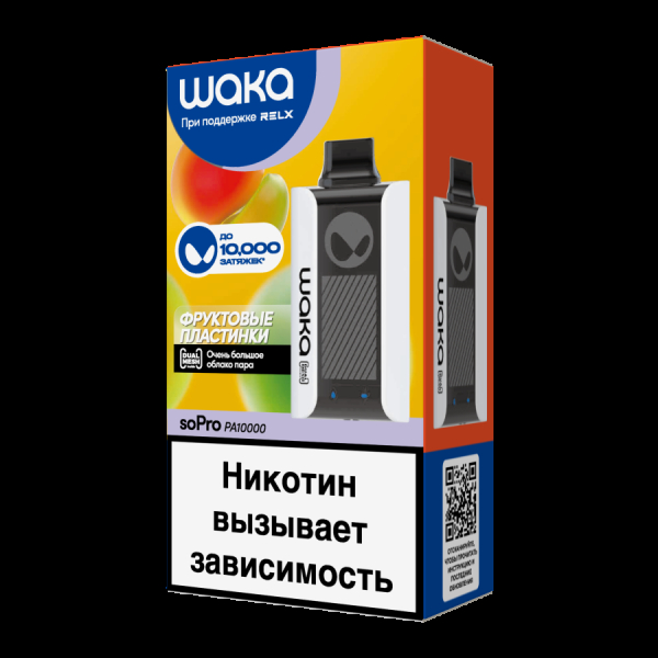 Электронка Waka Фруктовые Пластинки(10000 Затяжек) в Ростове-на-Дону