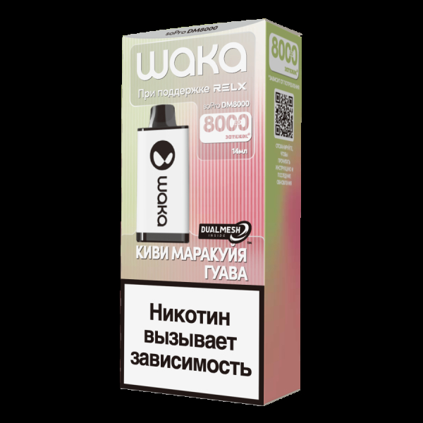 Электронка Waka Киви Маракуйя Гуава (8000 Затяжек) в Ростове-на-Дону