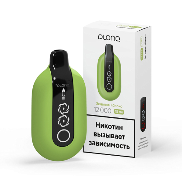 Электронка Plonq Ultra 12000 Зелёное Яблоко в Ростове-на-Дону