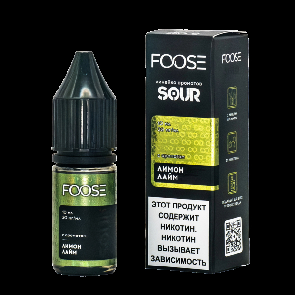 Жидкость Foose Sour Лимон Лайм 10 Мл в Ростове-на-Дону