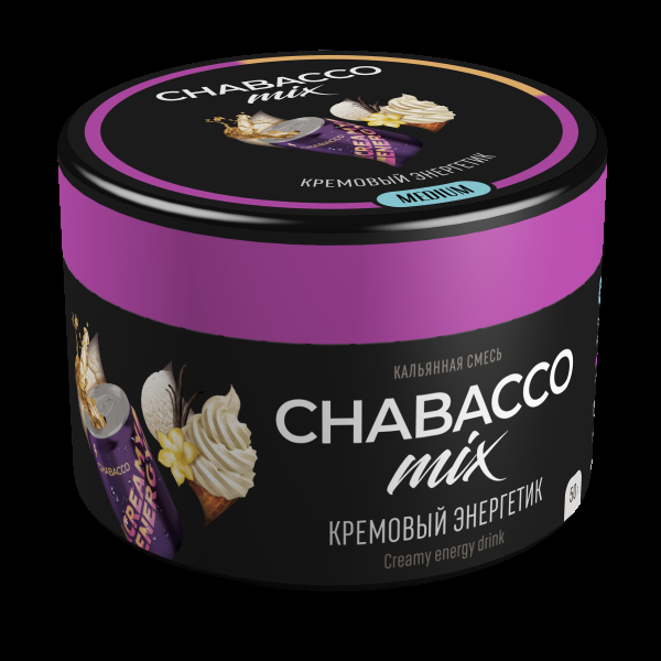 Смесь Chabacco Mix Medium Creamy Energy Drink  50 гр в Ростове-на-Дону