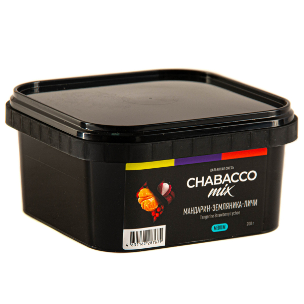 Смесь Chabacco Mix Medium Tangerine Strawberry Lychee  200 гр в Ростове-на-Дону