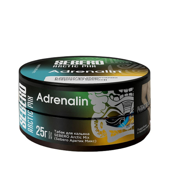 Табак Sebero Arctic Mix Adrenalin  25 грамм в Ростове-на-Дону