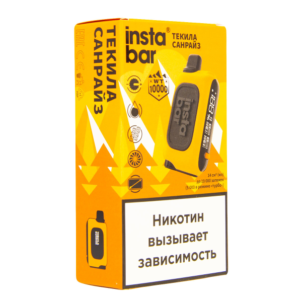 Электронка Plonq Instabar Текила Санрайз (10000 Затяжек) 20 Мг в Ростове-на-Дону