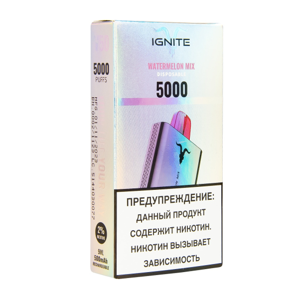 Электронка Ignite Strawberry Watermelon V50 (5000 Затяжек) в Ростове-на-Дону