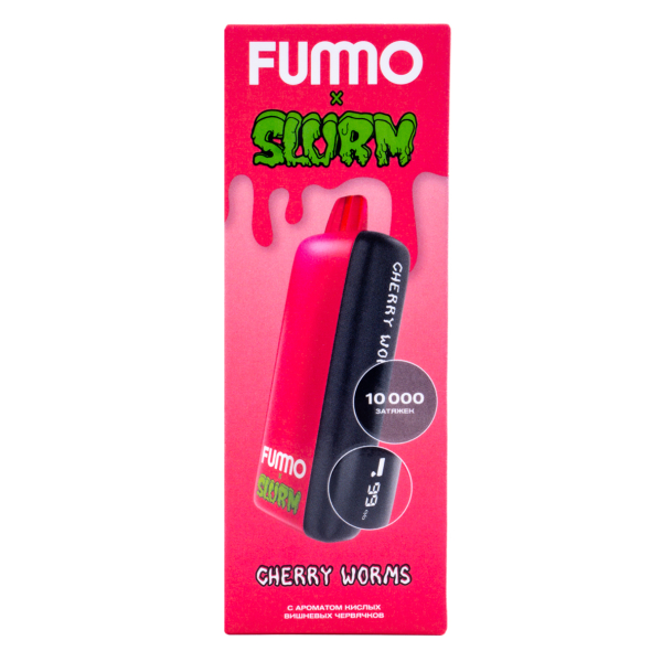 Электронка Fummo Indic Slurm Кислые Вишневые Червячки (10 000 Затяжек) в Ростове-на-Дону