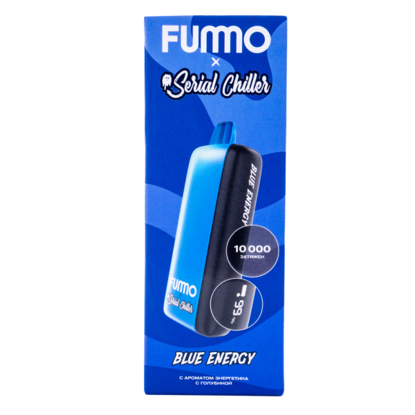 Электронка Fummo Indic Serial Chiller Энергетик С Голубикой (10 000 Затяжек) в Ростове-на-Дону