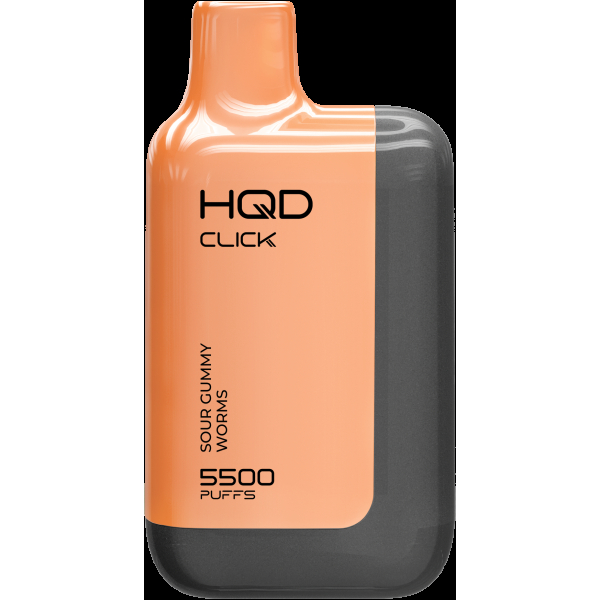 POD-система Hqd Click Устройство + Картридж Кислые Мармеладные Червячки (5500 Затяжек) в Ростове-на-Дону