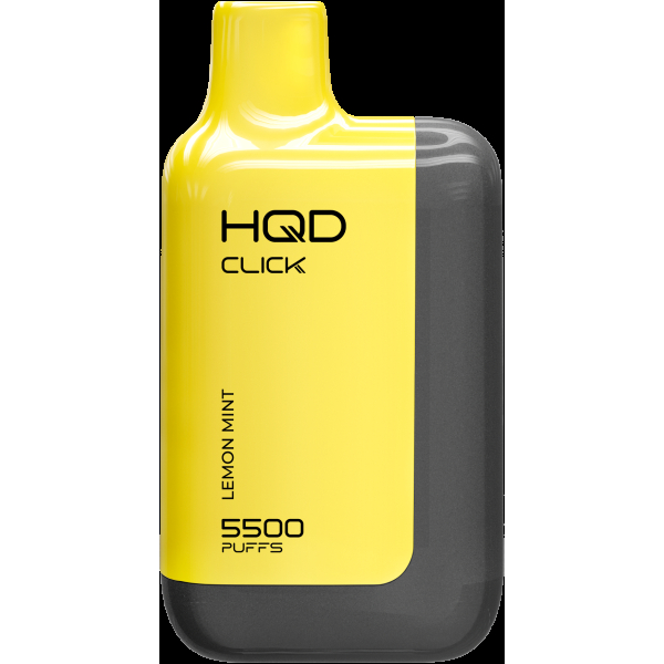 POD-система Hqd Click Устройство + Картридж Лимон Мята (5500 Затяжек) в Ростове-на-Дону