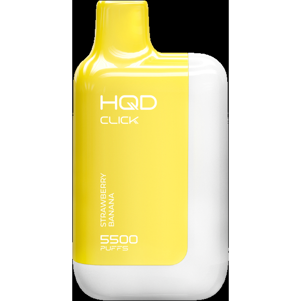 POD-система Hqd Click Устройство + Картридж Клубника Банан (5500 Затяжек) в Ростове-на-Дону