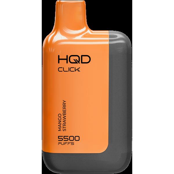 POD-система Hqd Click Устройство + Картридж Манго Клубника (5500 Затяжек) в Ростове-на-Дону