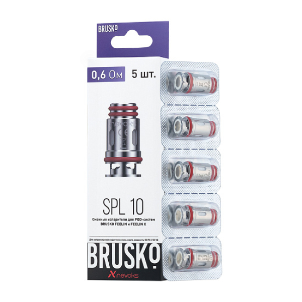 Испаритель Brusko Feelin Spl-10, 0.6 Ом, Упак. 5 Шт в Ростове-на-Дону