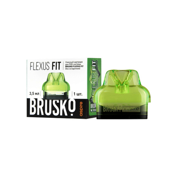 Сменный Картридж Brusko Flexus Fit (Зеленый) 3,5 Мл, Упак. 1 Шт в Ростове-на-Дону