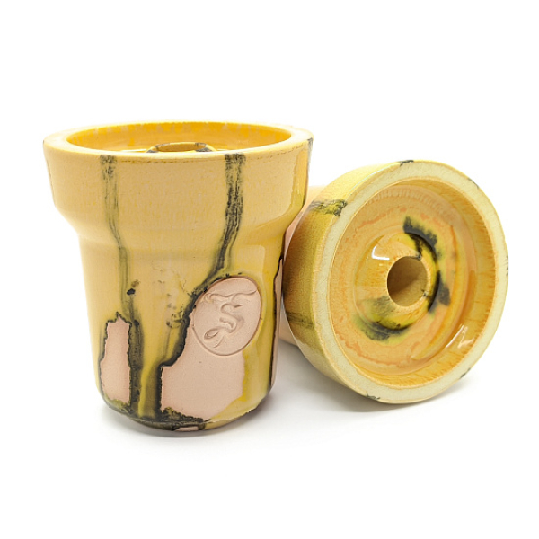 Чаша St Bowls Phunnel Glaze Желтая С Полосками в Ростове-на-Дону