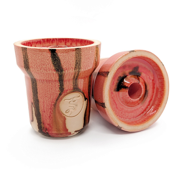 Чаша St Bowls Phunnel Glaze Красная С Полосками в Ростове-на-Дону