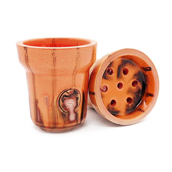 Чаша St Bowls Phunnel Glaze Оранжевая С Полосками в Ростове-на-Дону