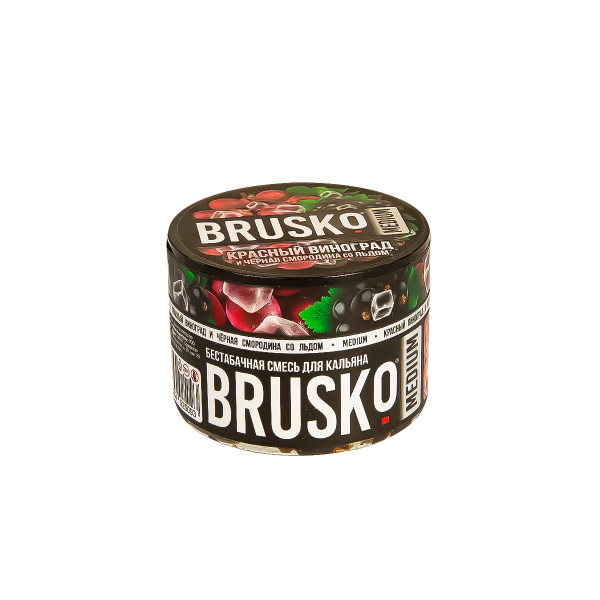 Смесь Brusko Medium Красный Виноград И Чёрная Смородина Со Льдом  50 гр в Ростове-на-Дону