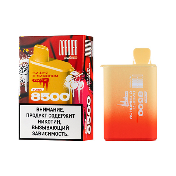 Электронка Dabbler Turbo Вишня С Лимоном 8500 затяжек в Ростове-на-Дону