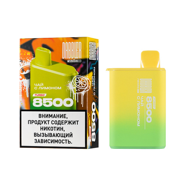 Электронка Dabbler Turbo Чай С Лимоном 8500 затяжек в Ростове-на-Дону