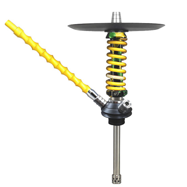 Кальян Mamay Customs Coilovers Micro Зелено Золотой Сплеш  в Ростове-на-Дону