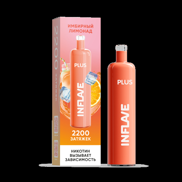 ЭСДН Inflave Plus Имбирный Лимонад 2200 затяжек в Ростове-на-Дону