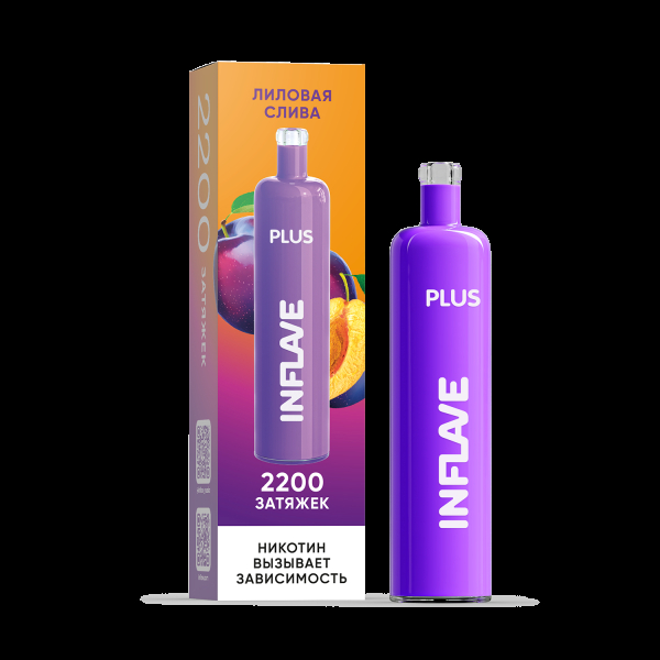ЭСДН Inflave Plus Лиловая Слива 2200 затяжек в Ростове-на-Дону