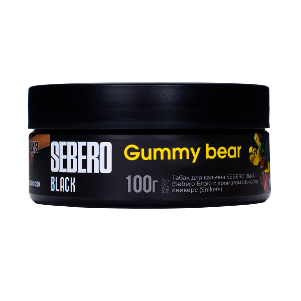 Табак Sebero Black Gummy Bear 100 грамм в Ростове-на-Дону