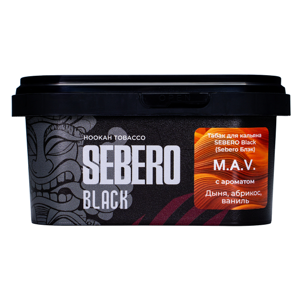 Табак Sebero Black M.a.v. 200 грамм в Ростове-на-Дону
