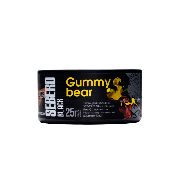 Табак Sebero Black Gummy Bear 25 грамм в Ростове-на-Дону